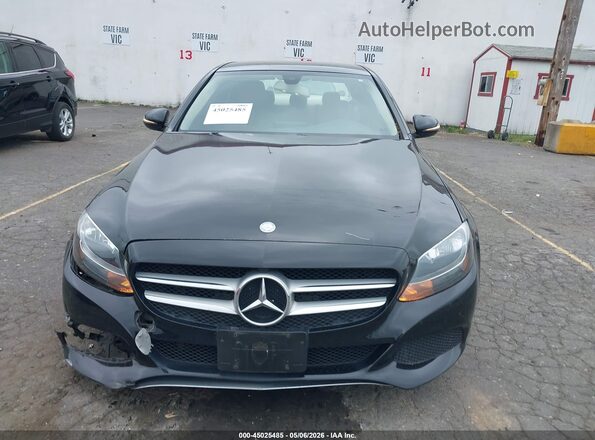 55SWF4JB9HU222029 2017 MERCEDES-BENZ C-CLASS Black Dashboard view
