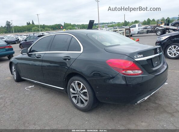 55SWF4JB9HU222029 2017 MERCEDES-BENZ C-CLASS Black Rear left