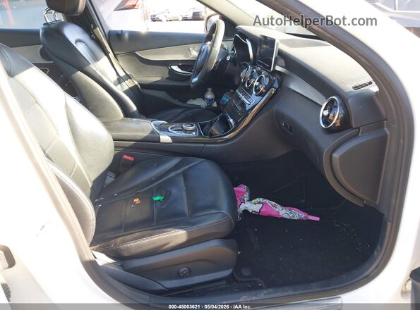 55SWF4JB9JU241458 2018 MERCEDES-BENZ C-CLASS White Front interior view
