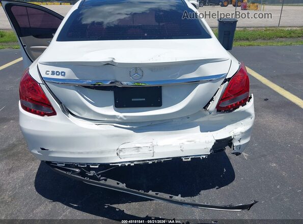 55SWF4JB9JU279093 2018 MERCEDES-BENZ C-CLASS Белый 