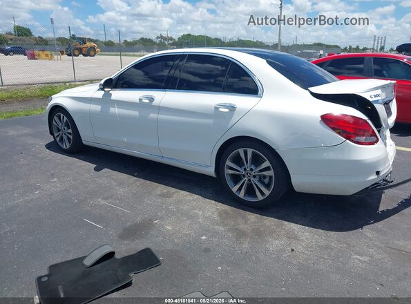 55SWF4JB9JU279093 2018 MERCEDES-BENZ C-CLASS Белый 