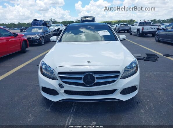 55SWF4JB9JU279093 2018 MERCEDES-BENZ C-CLASS Белый 
