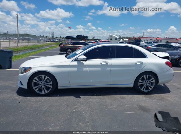 55SWF4JB9JU279093 2018 MERCEDES-BENZ C-CLASS Белый 