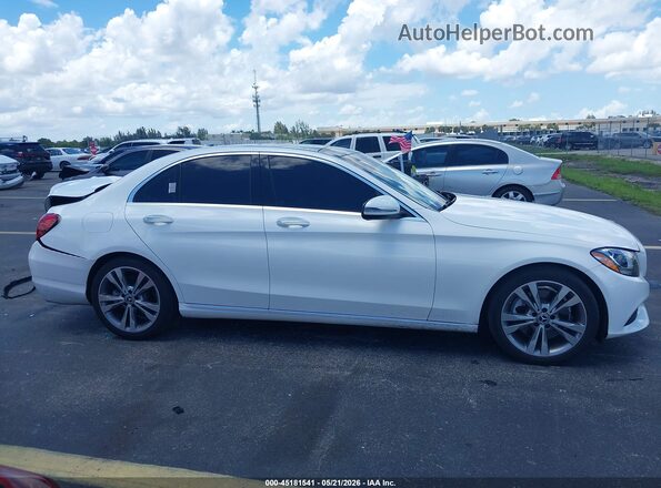 55SWF4JB9JU279093 2018 MERCEDES-BENZ C-CLASS Белый 