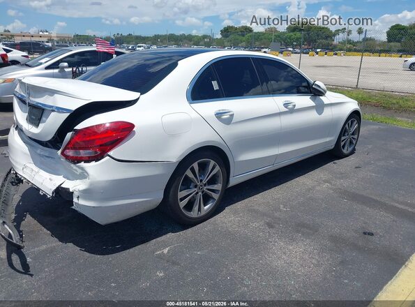 55SWF4JB9JU279093 2018 MERCEDES-BENZ C-CLASS Белый 
