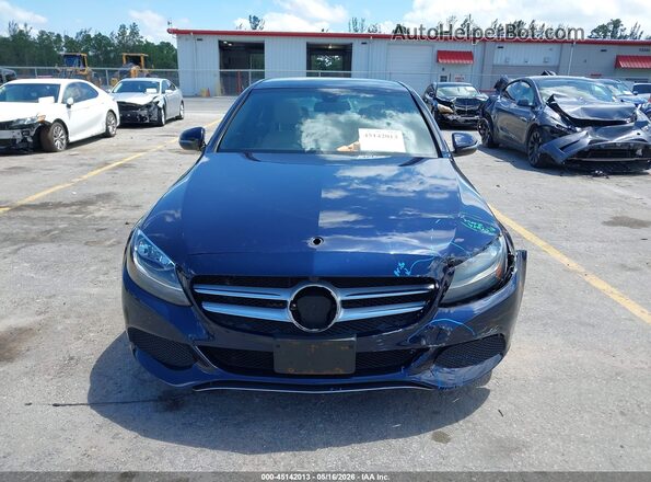 55SWF4JB9JU279126 2018 MERCEDES-BENZ C-CLASS Blue Vista del cuadro de instrumentos