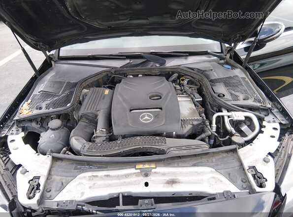 55SWF4JB9JU280261 2018 MERCEDES-BENZ C-CLASS Черный Вид сзади