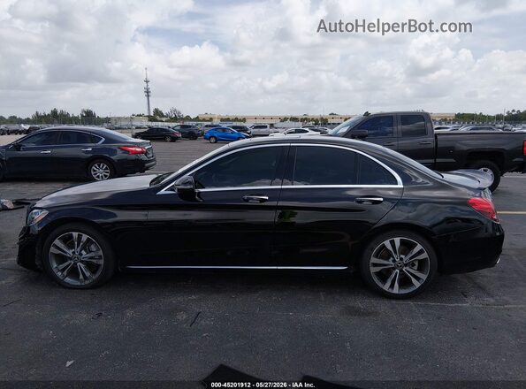 55SWF4JB9JU280261 2018 MERCEDES-BENZ C-CLASS Черный Панорамный вид салона 360°
