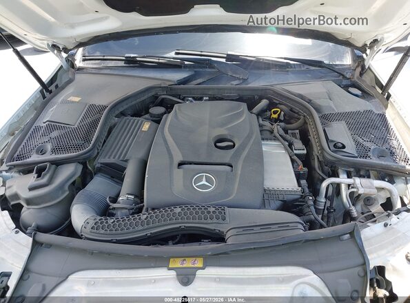 55SWF4JBXGU128854 2016 MERCEDES-BENZ C-CLASS White Vista trasera