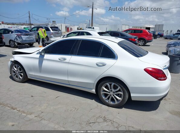 55SWF4JBXGU128854 2016 MERCEDES-BENZ C-CLASS White Vista interior de 360 grados