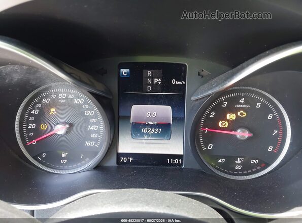 55SWF4JBXGU128854 2016 MERCEDES-BENZ C-CLASS White Vista de los asientos traseros