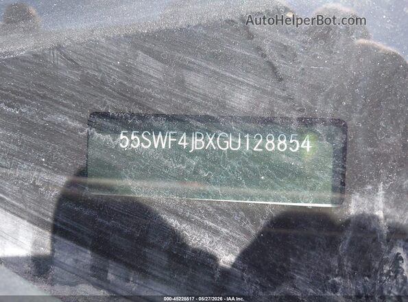 55SWF4JBXGU128854 2016 MERCEDES-BENZ C-CLASS White Vista del compartimento del motor