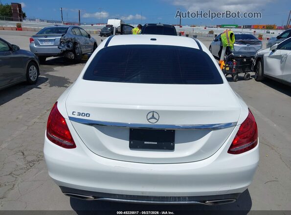 55SWF4JBXGU128854 2016 MERCEDES-BENZ C-CLASS White 