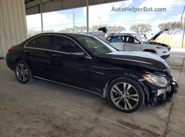 55SWF4JBXGU132127 2016 MERCEDES-BENZ C Black წინა მარჯვენა
