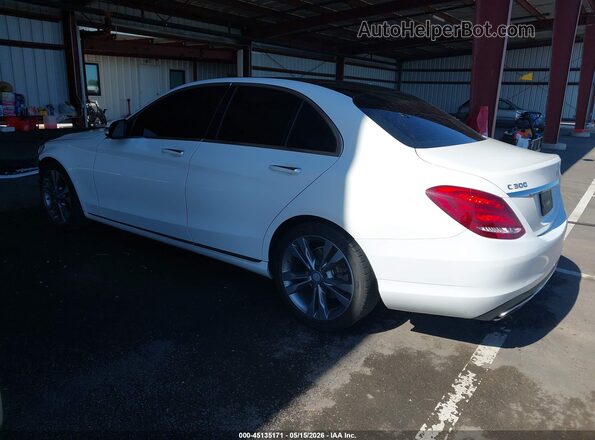 55SWF4JBXHU179532 2017 MERCEDES-BENZ C-CLASS White Հետևի ձախ