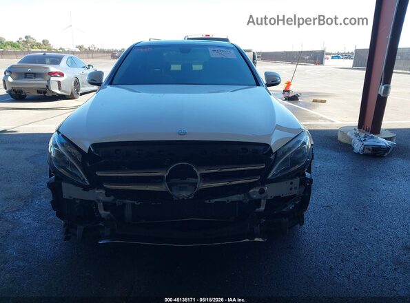 55SWF4JBXHU179532 2017 MERCEDES-BENZ C-CLASS White Սարքավորումների վահանակի տեսք
