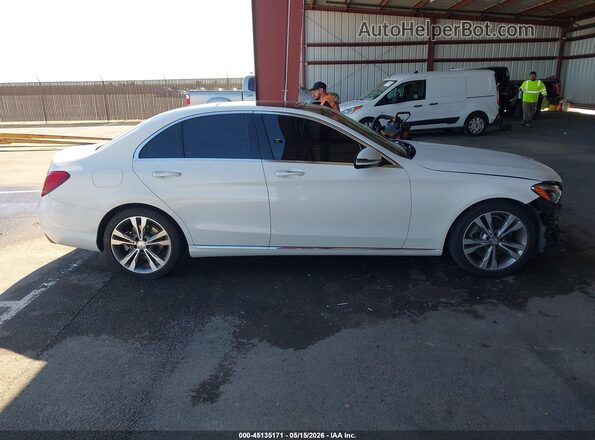 55SWF4JBXHU179532 2017 MERCEDES-BENZ C-CLASS White Սալոնի հետևի տեսք