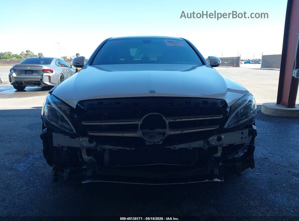 55SWF4JBXHU179532 2017 MERCEDES-BENZ C-CLASS White Դիմացի տեսք