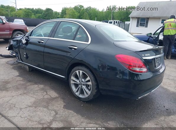 55SWF4JBXHU225666 2017 MERCEDES-BENZ C-CLASS Black Tył lewy