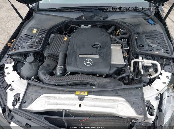 55SWF4JBXHU225666 2017 MERCEDES-BENZ C-CLASS Black Widok z tyłu