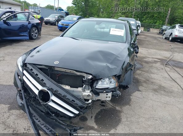 55SWF4JBXHU225666 2017 MERCEDES-BENZ C-CLASS Black Widok z przodu