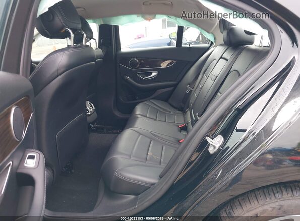 55SWF4JBXHU225666 2017 MERCEDES-BENZ C-CLASS Black Widok naklejki z numerem VIN