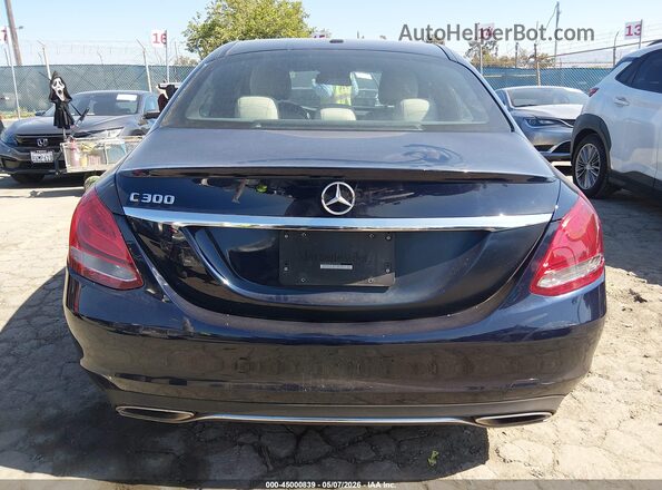 55SWF4JBXJU255546 2018 MERCEDES-BENZ C-CLASS Blue 