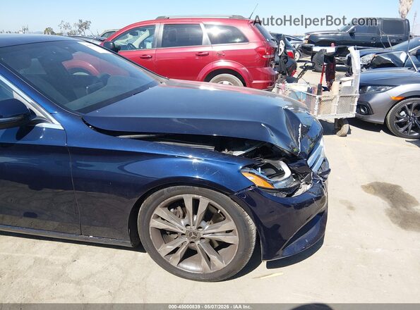 55SWF4JBXJU255546 2018 MERCEDES-BENZ C-CLASS Blue Vista frontal