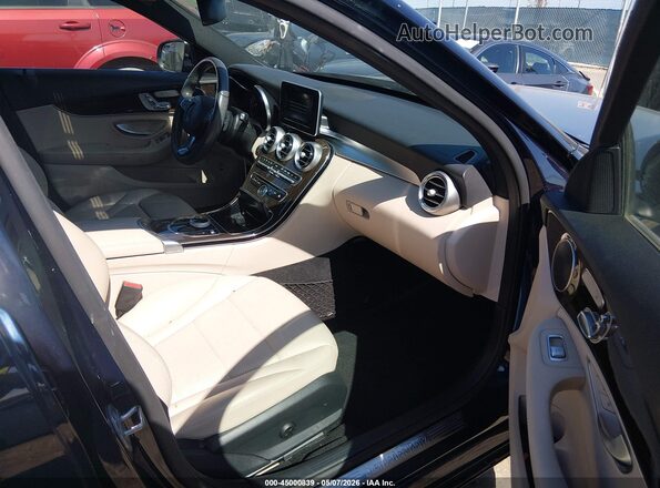 55SWF4JBXJU255546 2018 MERCEDES-BENZ C-CLASS Blue Vista interior delantera