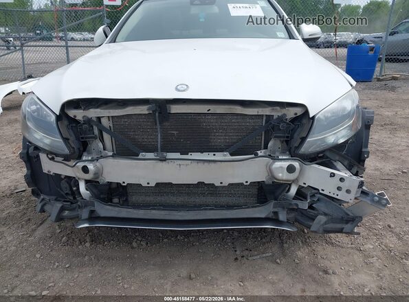 55SWF4KB0GU122527 2016 MERCEDES-BENZ C-CLASS White Widok z przodu