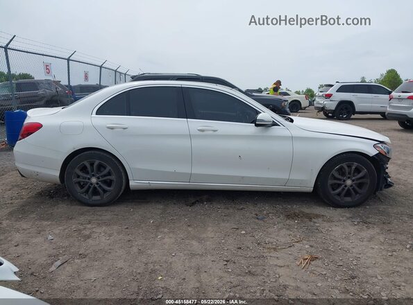 55SWF4KB0GU122527 2016 MERCEDES-BENZ C-CLASS White Widok wnętrza 360 stopni