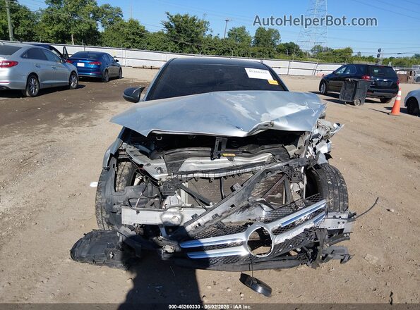 55SWF4KB0HU221964 2017 MERCEDES-BENZ C-CLASS Silver Widok wnętrza z tyłu