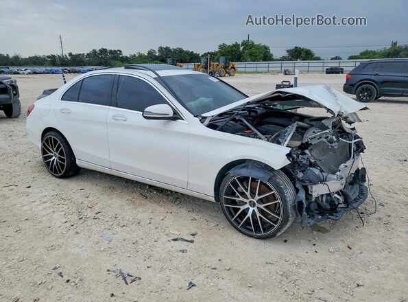 55SWF4KB0JU248197 2018 MERCEDES-BENZ C White Delantero derecho