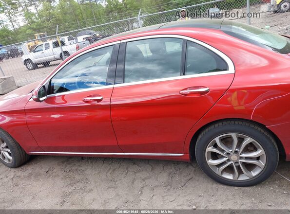 55SWF4KB1GU120446 2016 MERCEDES-BENZ C-CLASS Red 360 interior view