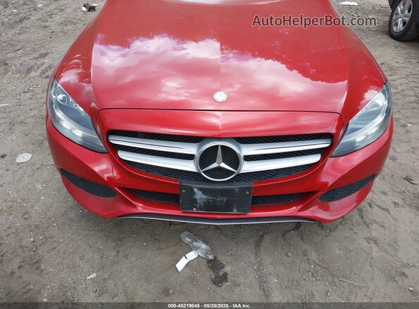 55SWF4KB1GU120446 2016 MERCEDES-BENZ C-CLASS Red Instrument cluster view