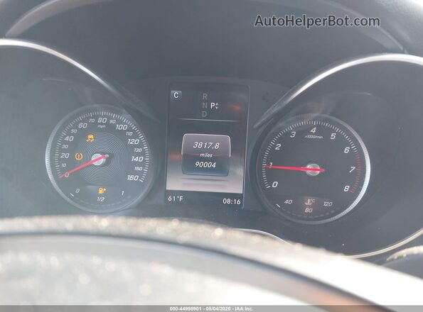 55SWF4KB1GU161157 2016 MERCEDES-BENZ C-CLASS Серый Вид задних сидений