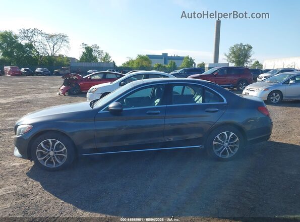 55SWF4KB1GU161157 2016 MERCEDES-BENZ C-CLASS Серый Панорамный вид салона 360°