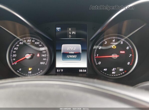 55SWF4KB2GU126983 2016 MERCEDES-BENZ C-CLASS Gray Հետևի նստատեղերի տեսք
