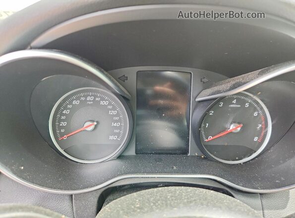 55SWF4KB2HU200923 2017 MERCEDES-BENZ C White Widok zestawu wskaźników