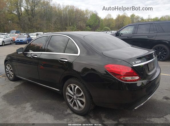 55SWF4KB2HU201599 2017 MERCEDES-BENZ C-CLASS Black Rear left
