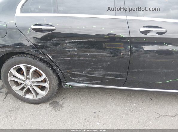 55SWF4KB2HU201599 2017 MERCEDES-BENZ C-CLASS Black Front view