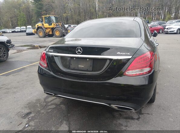 55SWF4KB2HU201599 2017 MERCEDES-BENZ C-CLASS Black 