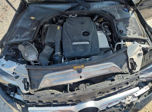 55SWF4KB3GU125180 2016 MERCEDES-BENZ C Black Widok wnętrza z tyłu