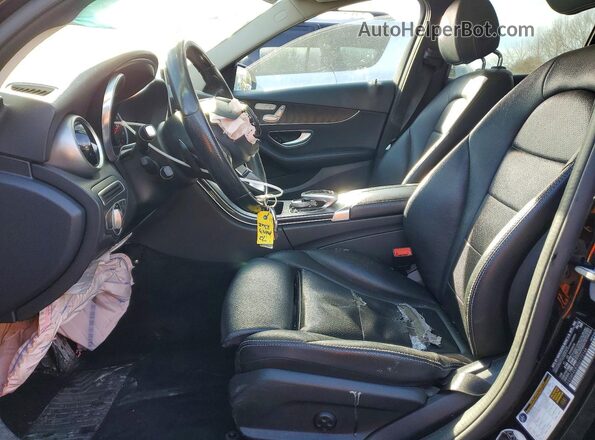 55SWF4KB3GU172144 2016 MERCEDES-BENZ C Black Вид салону спереду