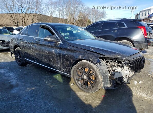 55SWF4KB3GU172144 2016 MERCEDES-BENZ C Black Передня права чверть