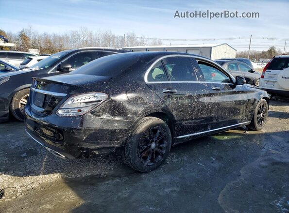 55SWF4KB3GU172144 2016 MERCEDES-BENZ C Black Задня права чверть