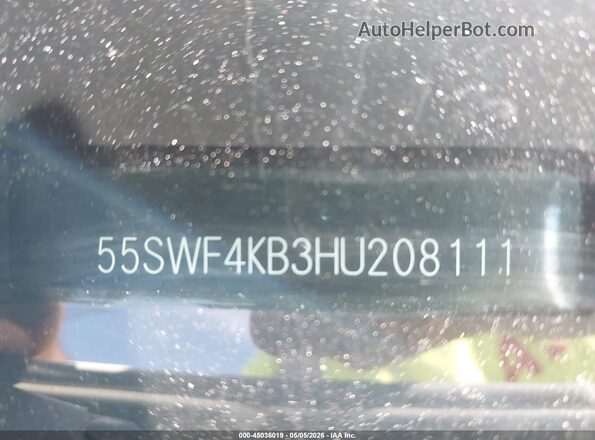 55SWF4KB3HU208111 2017 MERCEDES-BENZ C-CLASS White 
