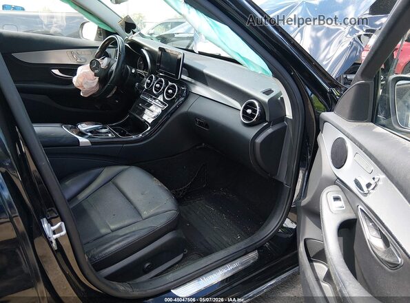 55SWF4KB4GU124121 2016 MERCEDES-BENZ C-CLASS Черный Вид салона спереди