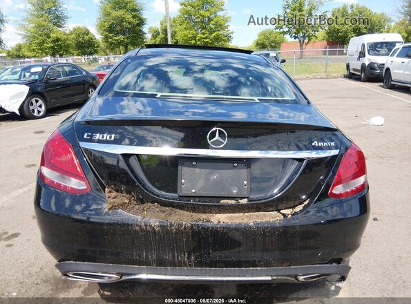 55SWF4KB4GU124121 2016 MERCEDES-BENZ C-CLASS Черный 