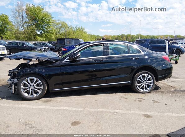 55SWF4KB4GU124121 2016 MERCEDES-BENZ C-CLASS Черный Панорамный вид салона 360°